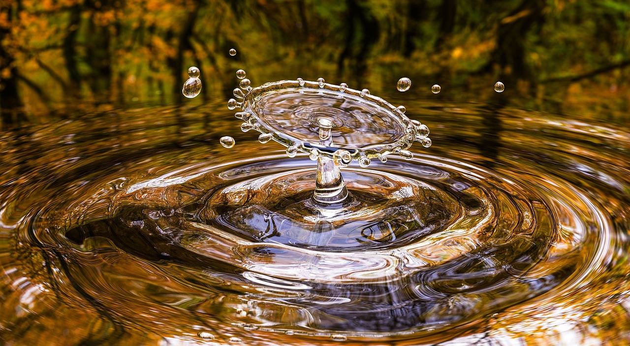 voda jako tekutý krystal